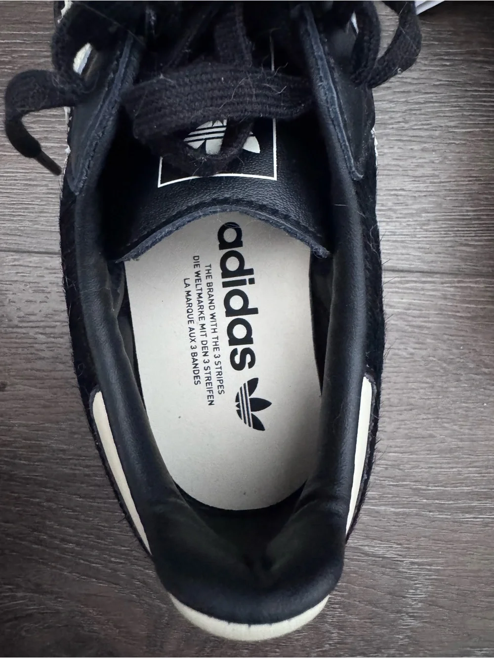 adidas sleek black